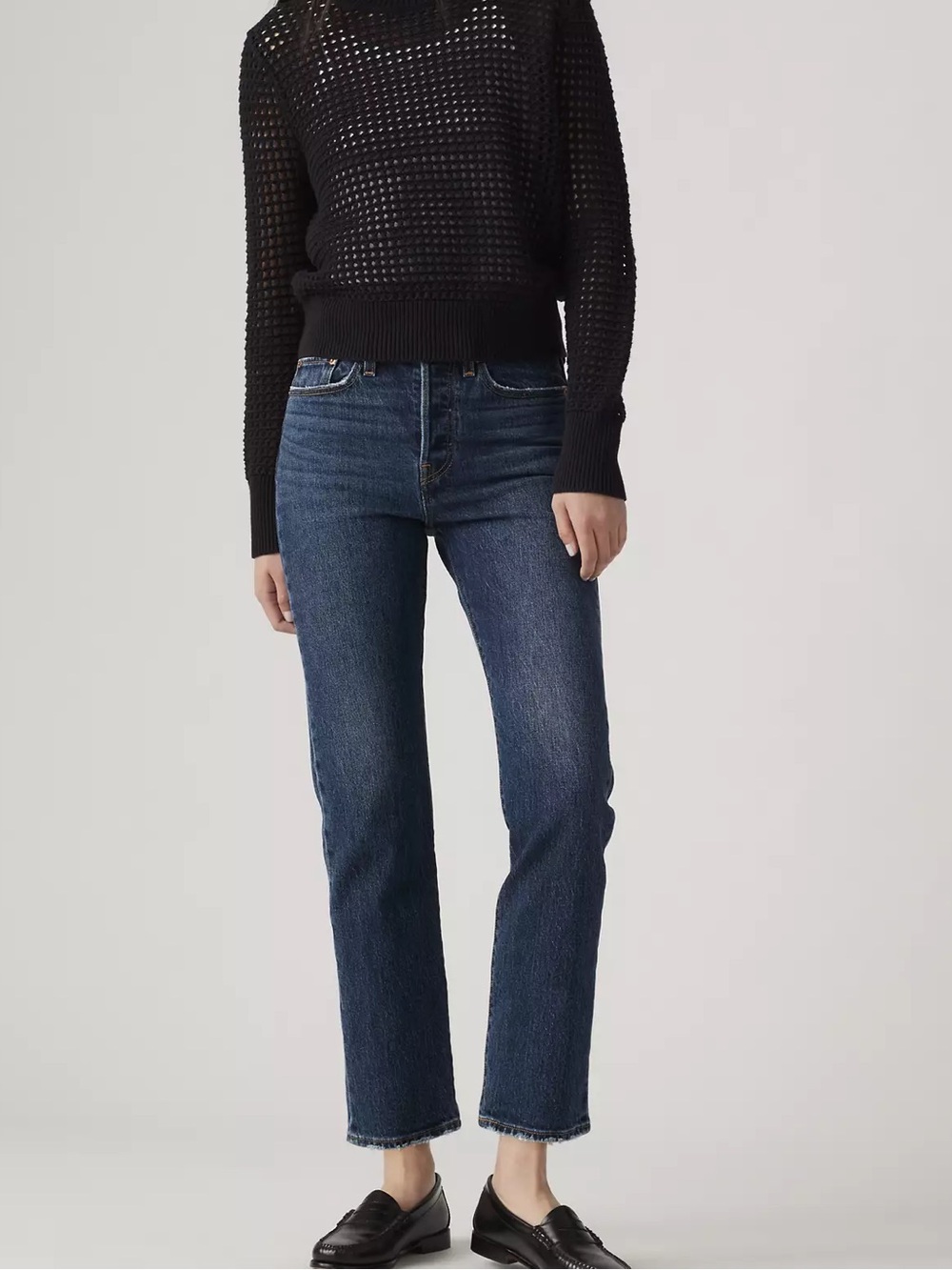Levi's Wedgie Straight Ankle Jeans